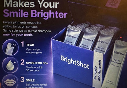 BRIGHT SHOT™ Purple Mouthwash
