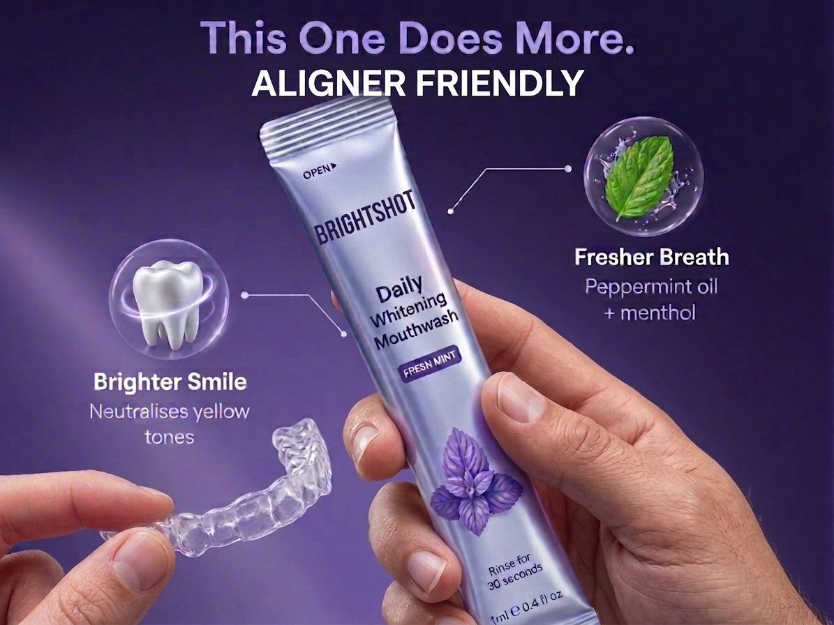 BRIGHT SHOT™ Purple Mouthwash