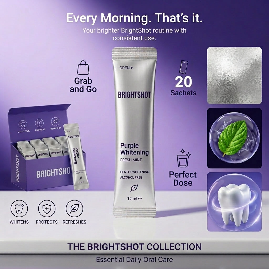 BRIGHT SHOT™ Purple Mouthwash