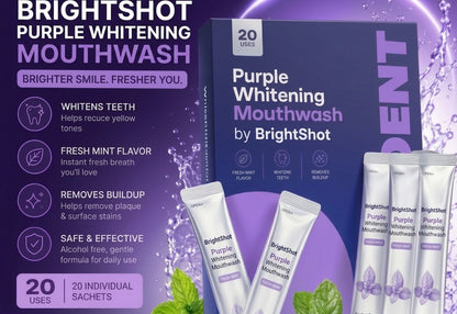 BRIGHT SHOT™ Purple Mouthwash