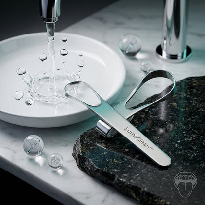 LumaClean™ Stainless Steel Tongue Scraper
