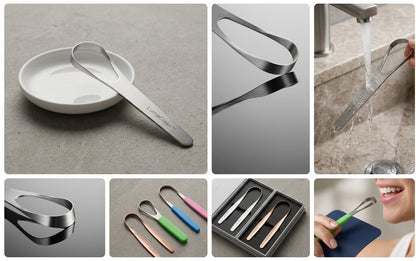 LumaClean™ Stainless Steel Tongue Scraper